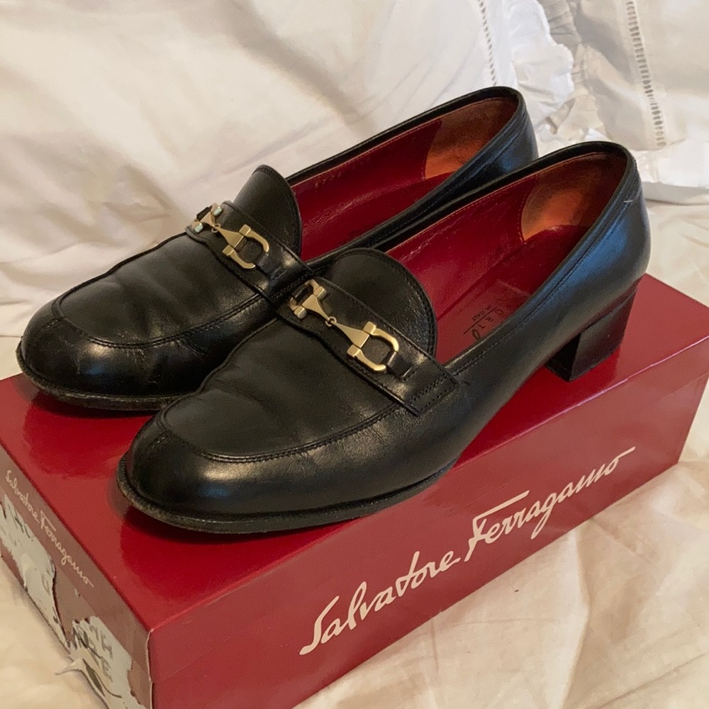 Salvatore Ferragamo horsebit brogue shoes size 7c
